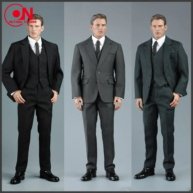 VORTOYS V1015 1/6 Scale Male Suit Formal Office Clothing Vest Leather shoes Fit For 12'' TBLeague PH JO Action Figure Body Dolls