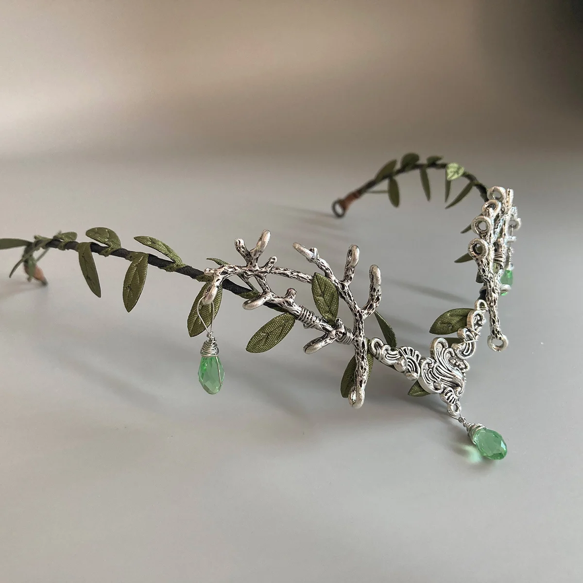 Medieval Vintage Tiara Victorian Crown circlet tiara Elvish Moon Branch Diadem Wedding Crown Angels Goddess Hair Jewelry