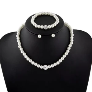 2025 Hot Worldwide Imitation Pearl Simple Elegant Bridal Hot Jewelry Kit Gift Fast Fnew Product Launch New Hot Selling