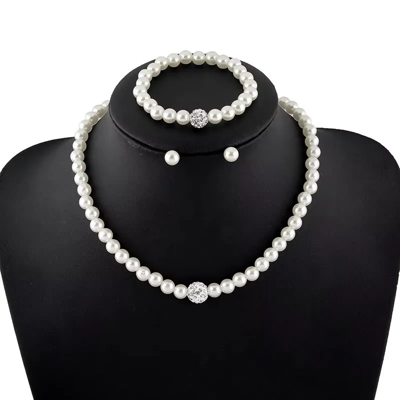 2025 Hot Worldwide Imitation Pearl Simple Elegant Bridal Hot Jewelry Kit Gift Fast Fnew Product Launch New Hot Selling